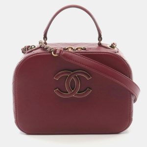Chanel Bordeaux Leather Shoulder Bag, Handbags - Luxury Closet catalog