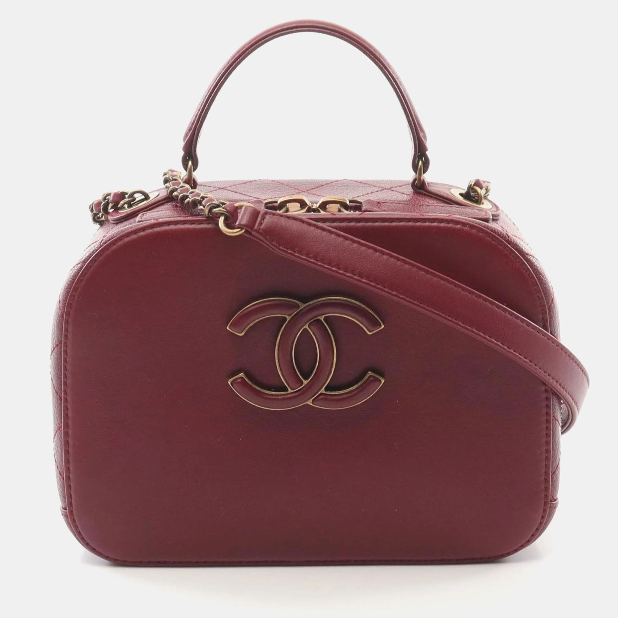 Chanel Bordeaux Leather Shoulder Bag, Handbags - Luxury Closet catalog