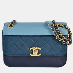 Chanel Single Flap Tricolour Lambskin Shoulder Bag, Handbags - Luxury Closet catalog