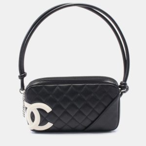 Chanel Cambon Ligne Black/White Leather Handbag, Handbags - Luxury Closet catalog
