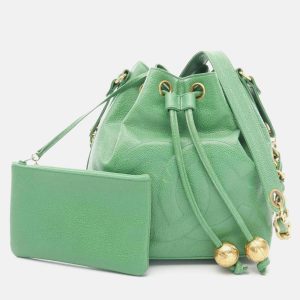 Chanel Coco Mark Green Calfskin Shoulder Bag, Handbags - Luxury Closet catalog