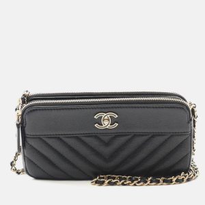 Chanel Mademoiselle Black Leather Shoulder Bag, Handbags - Luxury Closet catalog