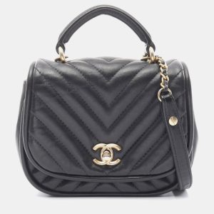 Chanel Reverse Chevron Quilted Black Lambskin Shoulder Bag, Handbags - Luxury Closet catalog