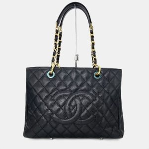 Chanel Grand GST Black Caviar Skin Tote Bag, Tote Handbags - Luxury Closet catalog