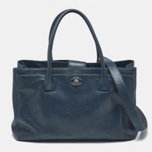 Chanel Blue Leather Executive Cerf Tote, Tote Handbags - Luxury Closet catalog