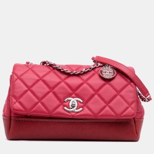 Chanel Red Medium Quilted Lambskin and Caviar Bi Coco Flap Bag, Shoulder Bags - Luxury Closet catalog