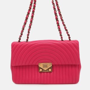 Chanel Pagoda Flap Pink Lambskin Chain Shoulder Bag, Handbags - Luxury Closet catalog