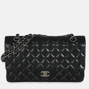 Chanel Black Quilted Lambskin Medium Classic Double Flap Bag, Handbags - Luxury Closet catalog