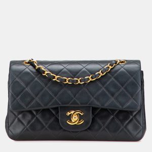Chanel Black Small Classic Lambskin Double Flap, Shoulder Bags - Luxury Closet catalog