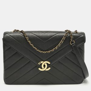 Chanel Black Quilted Leather Coco Envelope Flap Bag, Shoulder Bags - Luxury Closet catalog