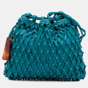 Chanel Blue Woven Lambskin Drawstring Pouch, Shoulder Bags - Luxury Closet catalog