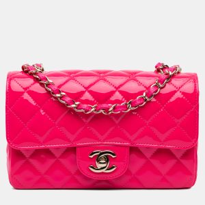 Chanel Pink Mini Rectangular Classic Patent Single Flap Bag, Shoulder Bags - Luxury Closet catalog