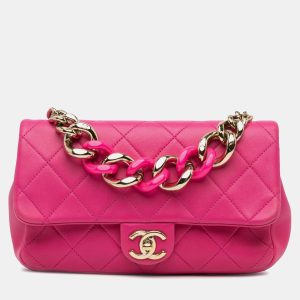 Chanel Elegant Chain Single Flap Small Lambskin Shoulder Bag, Handbags - Luxury Closet catalog