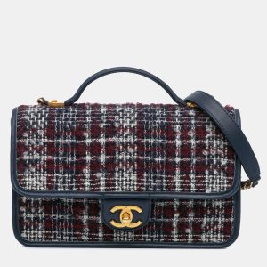 Chanel School Memory Small Tweed Top Handle Flap Bag, Satchels - Luxury Closet catalog