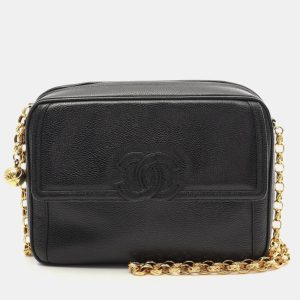 Chanel CC Black Leather Shoulder Bag, Handbags - Luxury Closet catalog