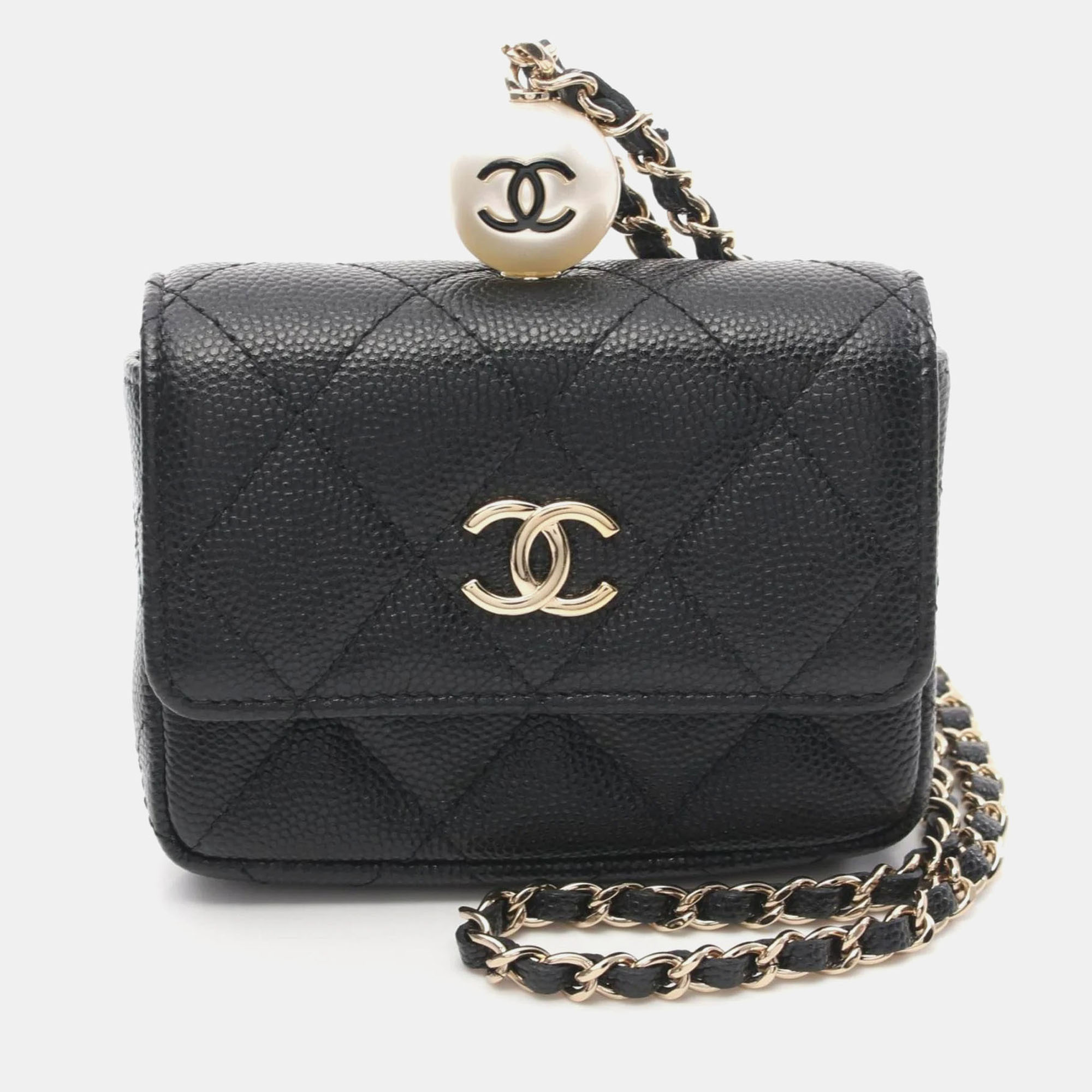 Chanel Matelasse Coin Purse Black Leather Wallet, Wallets & Money Clips - Luxury Closet catalog