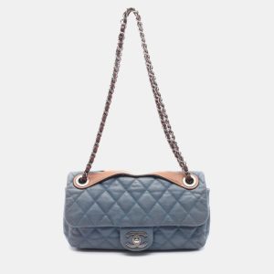 Chanel In-The-Mix Medium Blue/Brown Leather Shoulder Bag, Handbags - Luxury Closet catalog