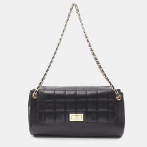 Chanel 2.55 Chocolate Bar Black Lambskin Shoulder Bag, Handbags - Luxury Closet catalog