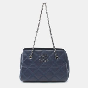 Chanel Ultra Stitch Navy Lambskin Tote Bag, Tote Handbags - Luxury Closet catalog