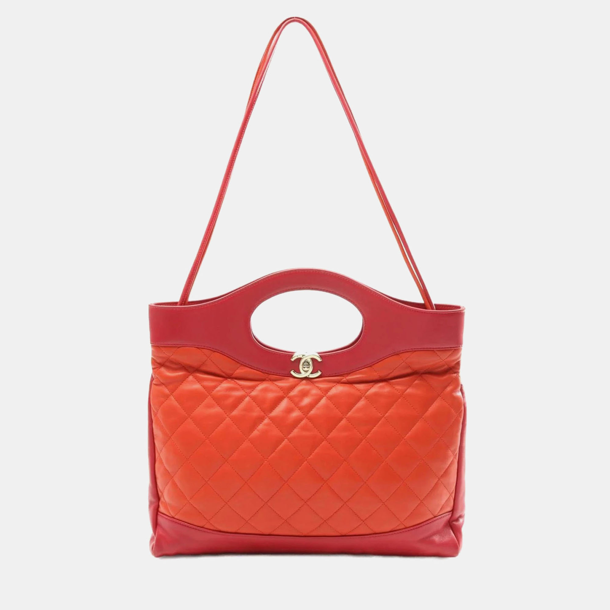 Chanel 31 Red/Orange Leather Shoulder Bag, Handbags - Luxury Closet catalog