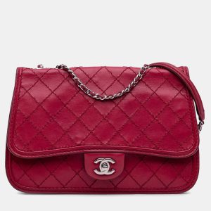 Chanel Red Medium Stitched Calfskin Citizen Flap, Shoulder Bags - Luxury Closet catalog
