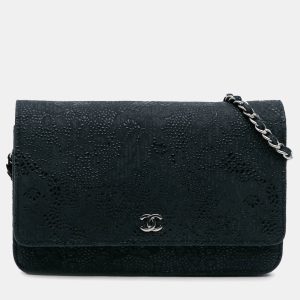 Chanel Blue Lace Overlay Goatskin Wallet On Chain, Wallets & Money Clips - Luxury Closet catalog