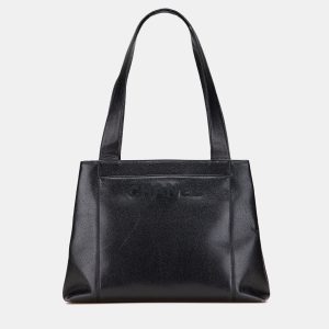 Chanel Black Caviar LAX Embroidered Logo Tote, Tote Handbags - Luxury Closet catalog