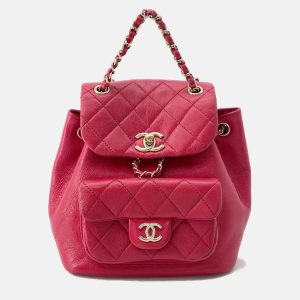 Chanel Dumas Backpack Magenta Leather, Backpacks - Luxury Closet catalog