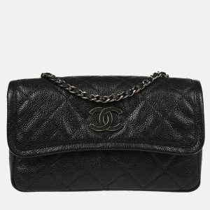Chanel Shoulder Bag Black Calfskin Shoulder Bag, Handbags - Luxury Closet catalog