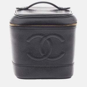 Chanel Black CC Caviar Vanity Case, Handbags - Luxury Closet catalog