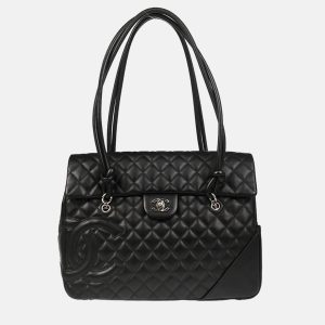 Chanel Cambon Ligne Black Calfskin Tote Handbag, Tote Handbags - Luxury Closet catalog