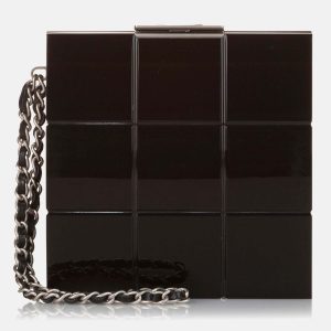 Chanel Choco Bar Lucite Perspex Black Handbag, Satchels - Luxury Closet catalog