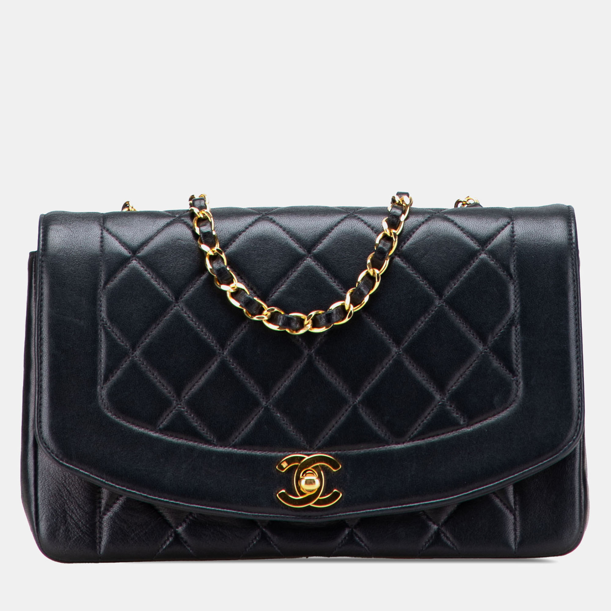 Chanel Black Medium Lambskin Diana Flap Blag, Shoulder Bags - Luxury Closet catalog