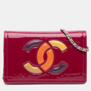 Chanel Pink Patent CC Lipstick Wallet On Chain, Wallets & Money Clips - Luxury Closet catalog