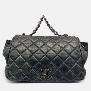 Chanel Black Leather Pondicherry Flap Bag, Handbags - Luxury Closet catalog
