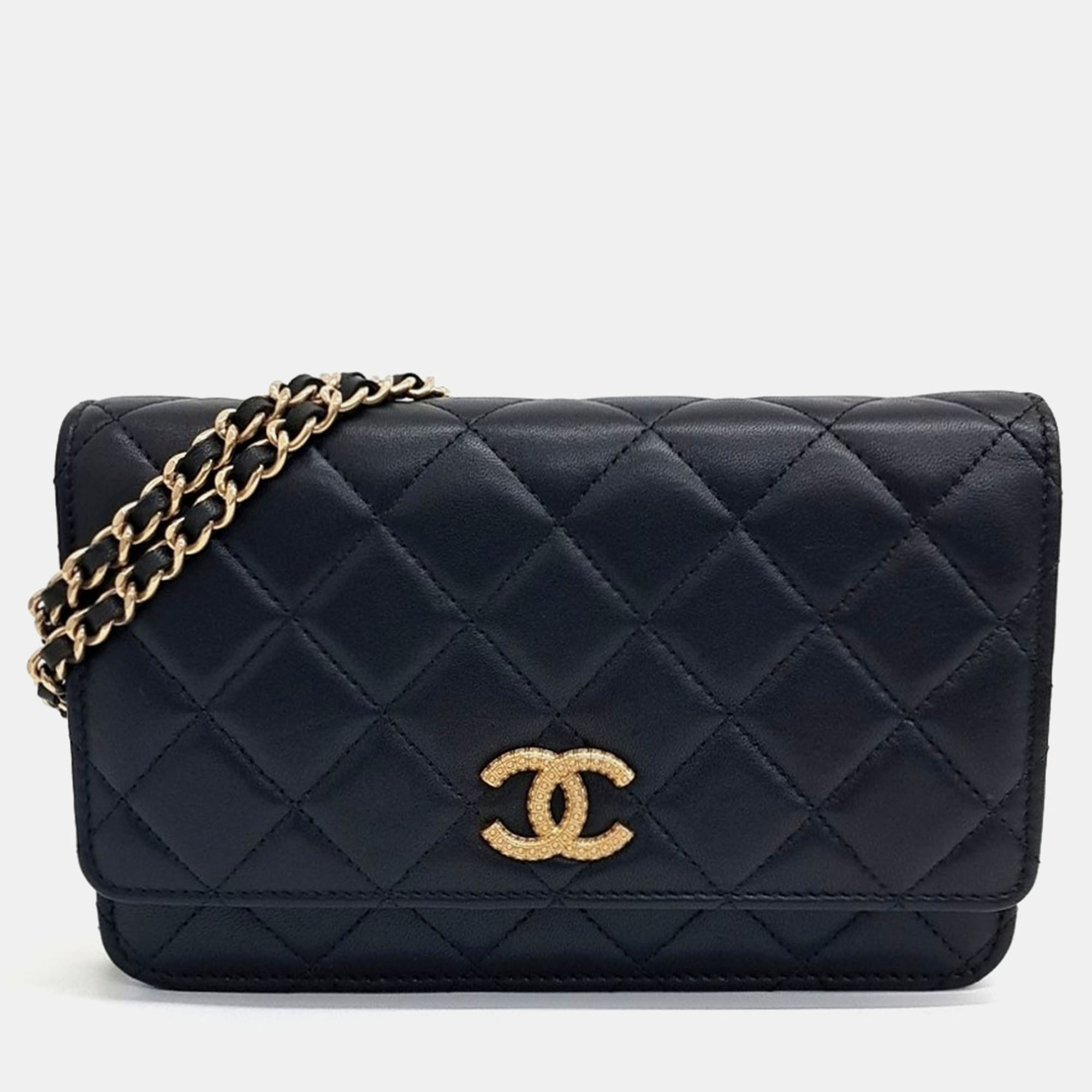 Chanel Black Leather Lambskin WOC Mini Crossbody Bag, Wallets & Money Clips - Luxury Closet catalog