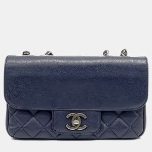 Chanel Black Leather Caviar Flap Chain Bag, Handbags - Luxury Closet catalog