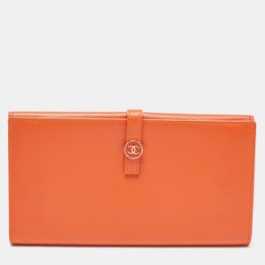 Chanel Orange Leather CC Flap Continental Wallet, Wallets & Money Clips - Luxury Closet catalog