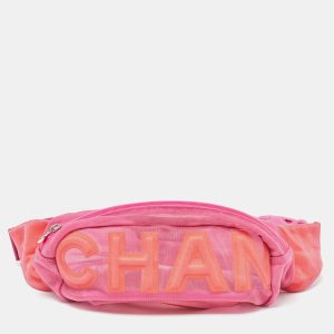 Chanel Pink Mesh and Fabric CC Belt Bag, Handbags - Luxury Closet catalog