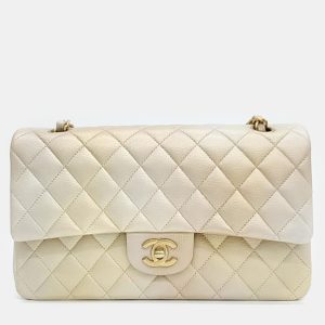 Chanel Gold Leather Classic Double Flap Medium Bag, Shoulder Bags - Luxury Closet catalog