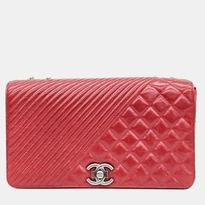 Chanel Red Leather Chain Shoulder Bag, Shoulder Bags - Luxury Closet catalog