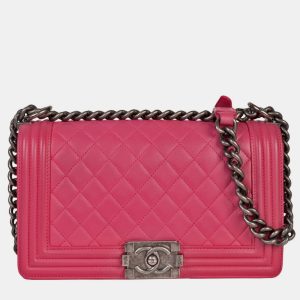 Chanel Calf Leather Medium Boy Shoulder Bags, Shoulder Bags - Luxury Closet catalog