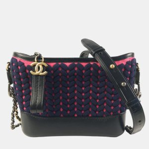 Chanel Knit Fabric and Leather Small Gabrielle Shoulder Bags, Shoulder Bags - Luxury Closet catalog