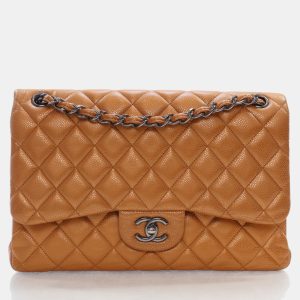 Chanel Brpnze Patent Leather Jumbo Classic Double Flap Shoulder Bag, Shoulder Bags - Luxury Closet catalog