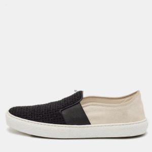 Chanel Black/White Tweed And Suede Slip On Sneakers Size 39, Athletic Shoes & Sneakers - Luxury Closet catalog