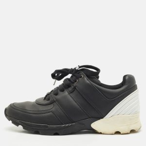 Chanel Black/White Leather CC Lace Up Sneakers Size 39, Athletic Shoes & Sneakers - Luxury Closet catalog