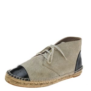 Chanel Beige/Black Patent And Leather Cap Toe Espadrille High Top Sneakers Size 39, Athletic Shoes & Sneakers - Luxury Closet catalog