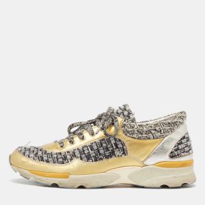 Chanel Multicolor Tweed and Leather Interlocking Sneakers Size 38, Athletic Shoes & Sneakers - Luxury Closet catalog