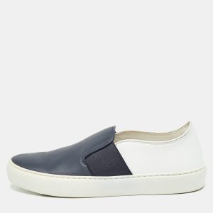 Chanel Blue/White Leather CC Slip On Sneakers Size 35, Athletic Shoes & Sneakers - Luxury Closet catalog