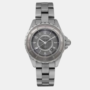 Chanel Grey Titanium J12 H2978 Quartz Women's Wristwatch 33 mm, Watches - Luxury Closet catalog